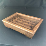Walnut Wood Tray - Table Centerpiece - Valet Tray - Wooden Serving Platters - Home Decorating Gift Proudly Made in the USA Free Shipping