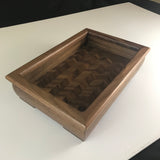 Walnut Wood Tray - Table Centerpiece - Valet Tray - Wooden Serving Platters - Home Decorating Gift Proudly Made in the USA Free Shipping