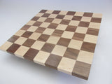 Handcrafted 16 Inch Chess Board - Solid Maple and Walnut - Birthday Gift for Chess Player - Handmade for Christmas and Holidays - Board Game - Free Domestic Shipping