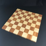 Tournament Size 18 Inch Wood Chess Board Handmade with Maple and Mahogany Checkers Board Game For Birthday Gift For Your Chess Player