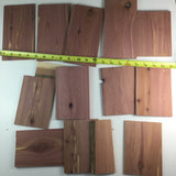 Thin Cedar Wood Scraps for Arts and Crafts Woodworking Supplies Lot A2