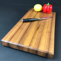 Large Walnut Wood Cutting Board  - Thick Walnut Charcuterie Board - Hardwood Butcher Block - Kitchen Serveware - Gift for Cook - Made in USA