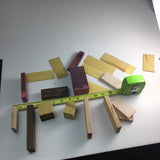 Wood Scraps For Arts and Crafts Exotic Hardwood Project Material Lot A1
