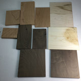 Thin Wood Scraps Maple Cherry Walnut for Arts and Crafts Woodworking Supplies Lot A6