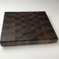 Wood Charcuterie Board - Small End Grain Hardwood Cutting Board  - Walnut Serving Platter - Handmade Gift - Proudly Made in the USA!