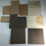 Thin Wood Scraps Maple Cherry Walnut for Arts and Crafts Woodworking Supplies Lot A6