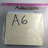 Thin Wood Scraps Maple Cherry Walnut for Arts and Crafts Woodworking Supplies Lot A6
