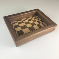Wood Valet Tray - This Handmade Catchall Tray Is Made Of Maple And Walnut - Great For Housewarmings - Home Decor - Handcrafted Tray