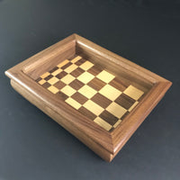 Wood Valet Tray - This Handmade Catchall Tray Is Made Of Maple And Walnut - Great For Housewarmings - Home Decor - Handcrafted Tray