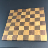 Regulation Size 18 Inch Chess Board made of Oak and Walnut Woods - Solid Handcrafted Gift For Any Chess Lover - Custom Orders Welcome