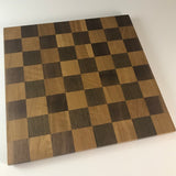 Regulation Size 18 Inch Chess Board made of Oak and Walnut Woods - Solid Handcrafted Gift For Any Chess Lover - Custom Orders Welcome