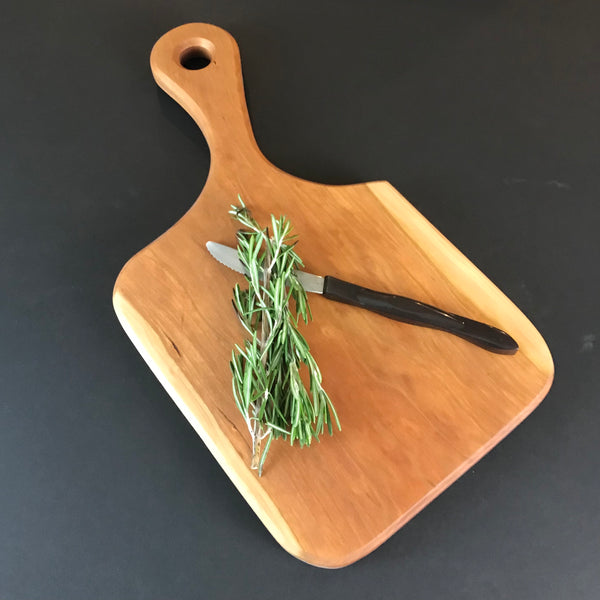 Small Cherry Charcuterie Board - Solid Cherry Wood Cutting Board - Gift For Cook - Hardwood - Food Prep  - Unique Chopping Block