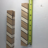 2 Hardwood Blanks For Wood Turning and Carving (1.25”W 1.25”T 8”Long) Oak Maple Walnut Arts and Crafts Supplies Laminated Blank