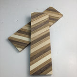 Wood Knife Scale Handle Blank for Knife Makers - 2 Pieces Walnut Oak Maple Arts and Crafts Supply (1.5”x5”x1/4”)
