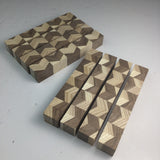 Hardwood Pen Turning Blanks Set Of 8 Walnut and Ash Woodworking Craft Supplies