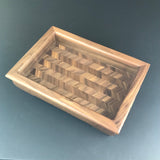 Walnut Wood Tray - Table Centerpiece - Valet Tray - Wooden Serving Platters - Home Decorating Gift Proudly Made in the USA Free Shipping