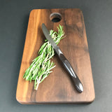 Small Walnut Charcuterie Board - Solid Walnut Wood Cutting Board - Gift For Cook - Hardwood - Food Prep  - Unique Chopping Block