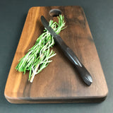 Small Walnut Charcuterie Board - Solid Walnut Wood Cutting Board - Gift For Cook - Hardwood - Food Prep  - Unique Chopping Block