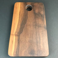 Small Walnut Charcuterie Board - Solid Walnut Wood Cutting Board - Gift For Cook - Hardwood - Food Prep  - Unique Chopping Block