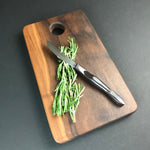 Small Walnut Charcuterie Board - Solid Walnut Wood Cutting Board - Gift For Cook - Hardwood - Food Prep  - Unique Chopping Block