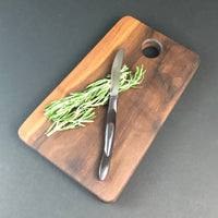 Small Walnut Charcuterie Board - Solid Walnut Wood Cutting Board - Gift For Cook - Hardwood - Food Prep  - Unique Chopping Block
