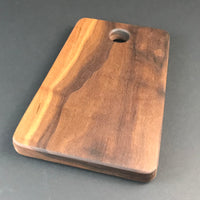 Small Walnut Charcuterie Board - Solid Walnut Wood Cutting Board - Gift For Cook - Hardwood - Food Prep  - Unique Chopping Block