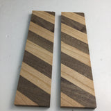 Wood Knife Handle Scale Blanks - Walnut and Cherry Wood - Arts and Crafts Supplies