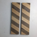 Wood Knife Handle Scale Blanks - Walnut and Cherry Wood - Arts and Crafts Supplies