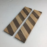 Wood Knife Handle Scale Blanks - Walnut and Cherry Wood - Arts and Crafts Supplies