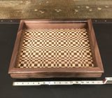 Table Centerpiece - Wood Tray - Maple And Walnut Serving Platter - Handmade Wooden Gift - Proudly made in the USA!