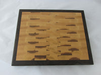 Large end grain cutting board. great gift idea. thick handmade maple and walnut cutting board. kitchen ideas. home decorating