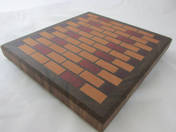 End grain cutting board. Great gift idea. hardwood kitchen ideas. perf – A.  P. Woodcraft