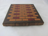 End grain cutting board. Great gift idea. hardwood kitchen ideas. perfect for anyone who loves to cook. Large wood cutting board.