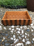 Decorative Wood Tray Made With Cherry, and Walnut - Table Centerpiece - Home Decor - Unique Gift - Proudly Made in the USA - Free Shipping