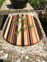 Large Wood Cutting Board -Large Hardwood Serving Board - Maple - Walnut - Cherry - Handmade Gift - Proudly Made in the USA!