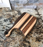 Hardwood Cutting Board - Maple, Cherry Walnut Chopping Block - One Of A Kind Gift - Wood Serving Board - Kitchen - Proudly Made in the USA